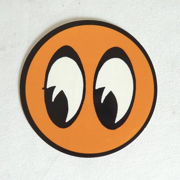 NEW 4” VINTAGE MOON EYES RAT FINK VINYL WINDOW STICKER DECAL - Picture 1 of 1